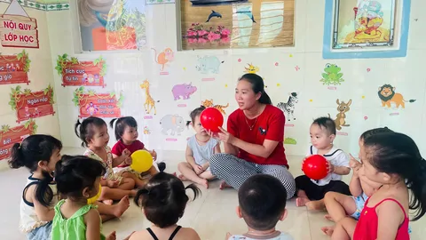 DỰ GIỜ, TƯ VẤN, BỒI DƯỠNG CHUYÊN MÔN TẠI NHÓM TRẺ TƯ THỤC LINH CHI