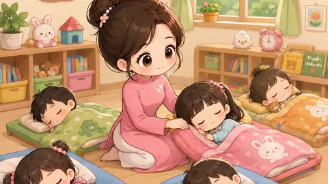 BÀI TUYÊN TRUYỀN VỀ GIẤC NGỦ TRƯA CHO TRẺ