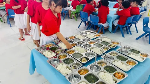 BỮA ĂN VUI VẺ- ĐỦ CHẤT CỦA CÁC BÉ